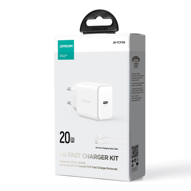 20W USB C PD Charger with USB C Cable - Lightning Joyroom JR-TCF06 4