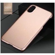 iphone 6 / 6s dėklas x-level metallic pc plastikas auksinis