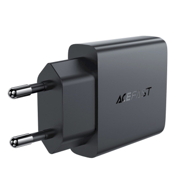 Acefast A69 PD 30W GaN USB-A USB-C wall Įkroviklis  - Juodas 2