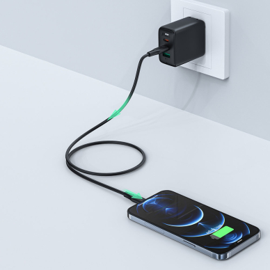 Acefast cable MFI USB Type C - Lightning 1.2m, 30W, 3A Baltas (C3-01 white) 9