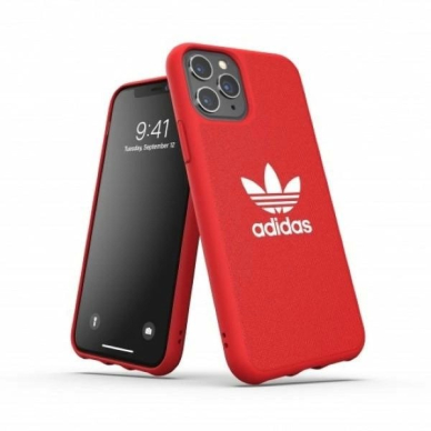Adidas Molded Dėklas Canvas Dėklas skirtas iPhone 11 Pro - Raudonas