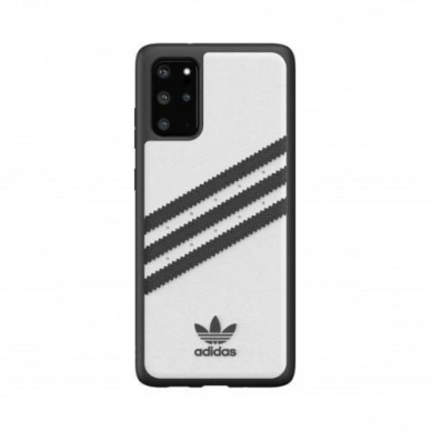 Adidas OR Moudled Dėklas PU skirtas Samsung Galaxy S20+ - Baltas and Juodas 1