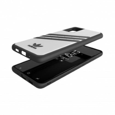 Adidas OR Moudled Dėklas PU skirtas Samsung Galaxy S20+ - Baltas and Juodas 6