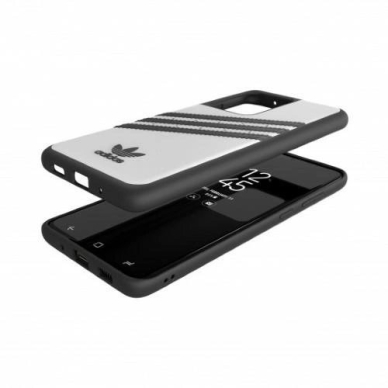 Adidas OR Moudled Dėklas PU skirtas Samsung Galaxy S20 Ultra - Baltas and Juodas 6