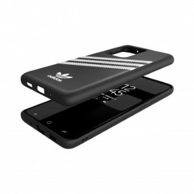 Adidas OR Moudled Dėklas PU skirtas Samsung Galaxy S20 Ultra Juodas and Baltas 6
