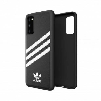 Adidas OR Moulded Dėklas PU skirtas Samsung Galaxy S20 - Juodas and Baltas 4