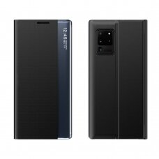 Akcija! Huawei P Smart 2021 atverčiamas dėklas Sleep case juodas