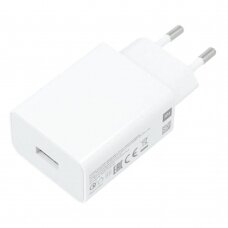 Akcija! Įkroviklio kištukas USB Fast Charging 22.5W - Xiaomi (MDY-11-EP) - Baltas (Bulk Packing)