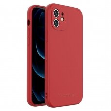 Iphone 12 dėklas Wozinsky Color Case silikonas raudonas