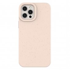 Akcija! Iphone 12/12pro dėklas eco case rožinis