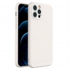 Akcija! iphone 13 mini dėklas Wozinky Color Case baltas