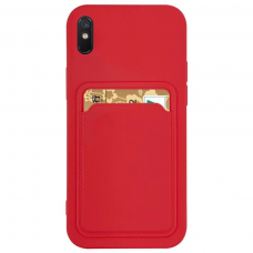 Akcija! Iphone 13 dėklas Card Case raudonas