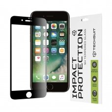 Akcija! Apsauginis stikas iPhone 7 Plus / 8 Plus - Techsuit 111D Full Cover / Full Glue Glass - Juodas