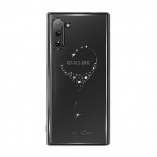 Akcija! Samsung galaxy note 10 dėklas Kingxbar Wish su Swarovskio kristalais juodas