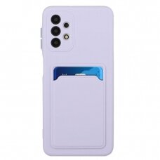 Akcija! Samsung galaxy A32 4g dėklas Card Case violetinis