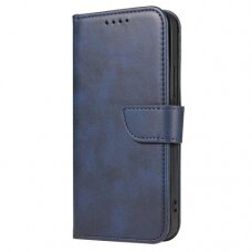 Samsung Galaxy S20 Ultra Atverčiamas Dėklas Magnet Case elegant bookcase melynas