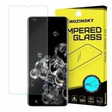 Akcija! Samsung Note 10 Plus Wozinsky lenktas skaidrus apsauginis stiklas su UV klijais