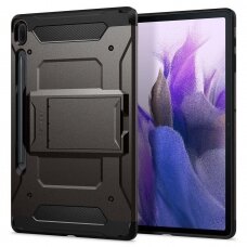 Akcija! Samsung Galaxy Tab S7 Fe AUKŠTOS KOKYBĖS DĖKLAS SPIGEN TOUGH ARMOR Pro juodas NZXR928