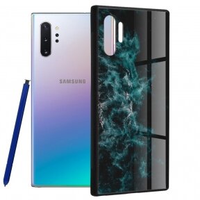 Akcija! Telefono dėklas Samsung Galaxy Note 10 Plus / Note 10 Plus 5G - Techsuit Glaze Series - Mėlynas Nebula