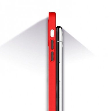 Akcija! Iphone 12 Pro dėklas Milky Case raudonas 3
