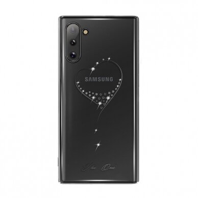 Akcija! Samsung galaxy note 10 dėklas Kingxbar Wish su Swarovskio kristalais juodas