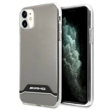 AMG Electroplate Juodas&Baltas Dėklas skirtas iPhone 11 / XR 6.1&quot; - Permatomas