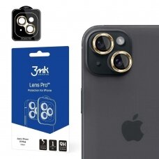 Apple iPhone 15 - 3mk Kameros apsauga Lens protection Pro Yellow
