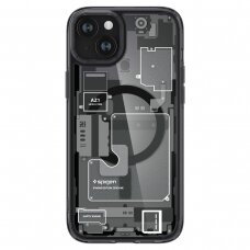 Apsauginis dėklas Spigen Ultra Hybrid MagSafe, zero one - iPhone 15 Plus