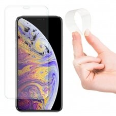 Iphone 13 Mini Apsauginis lankstus stiklas Wozinsky Nano Flexi Glass Hybrid Screen Protector for  skaidrus