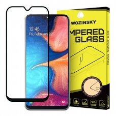 Apsauginis Stiklas Visam Ekranui "Wozinsky Full Glue Super Tough" Samsung Galaxy A20E Juodas