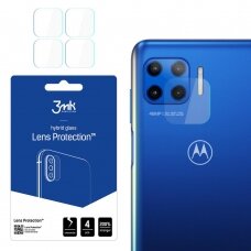 Apsauginis stikliukas kamerai 3MK Motorola Moto G 5G Plus 4 vnt.