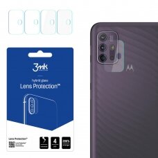 Apsauginis stikliukas kamerai 3MK Motorola Moto G10 4 vnt.