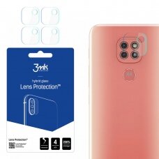 Apsauginis stikliukas kamerai 3MK Motorola Moto G9 / G9 Play 4 vnt.