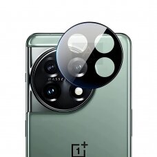 Akcija! Plėvelė kamerai OnePlus 11 - Techsuit Full Camera Glass - Juodas