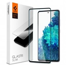 Samsung Galaxy S20 Fe Apsauginis stikliukas SPIGEN GLASS FC Juodas
