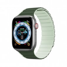 Apyrankė Dux Ducis Magnetic Strap for Apple Watch SE, 9, 8, 7, 6, 5, 4, 3, 2, 1 (41, 40, 38 mm) (LD Version) - Žalia