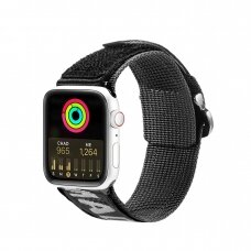 Apyrankė Dux Ducis Strap (Outdoor Version) Apple Watch 9, Ultra, SE, 8, 7, 6, 5, 4, 3, 2, 1 (49, 45, 44, 42 mm) Juoda