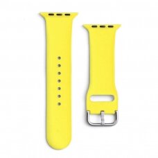 Apyrankė Silicone Strap APS 9/8/7/6/5/4/3/2 / SE (41/40 / 38mm) Geltona