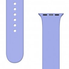 Apyrankė Silicone Strap APS Watch Band 9/8/7/6/5/4/3/2 / SE (41/40 / 38mm) Violetinė