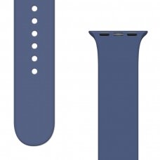 Apyrankė Silicone Strap APS Watch Band 9/8/7/6/5/4/3/2 / SE (45/44 / 42mm) Mėlyna