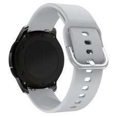 Apyrankė Silicone Strap TYS Samsung Galaxy Watch (46mm) / Gear S3, Huawei Watch GT / GT 2 / GT 2e / GT 2 Pro / GT 3 (46 mm) Pilka