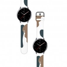 Apyrankė Strap Moro Samsung Galaxy Watch 42mm / 4 / 5 / 6 / Active (40/44mm) camo (1)