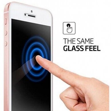 Apsauginis aukštos kokybės stiklas Spigen Glas.Tr Slim Iphone 7/8/SE2020/SE2022 1