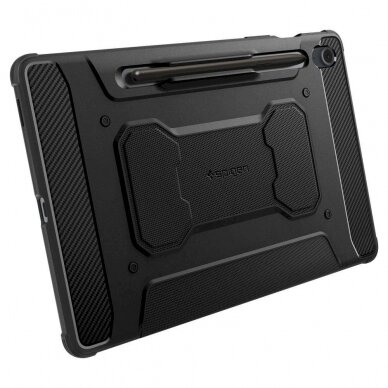 Apsauginis dėklas Spigen Rugged Armor Pro case skirta Samsung Galaxy Tab S9 FE 10.9&#39 &#39  X510 / X516B - Juodas 7