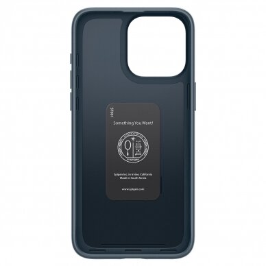 Apsauginis dėklas Spigen Thin Fit, metal Juodas - iPhone 15 Pro 2