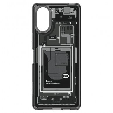 Apsauginis dėklas Spigen Ultra Hybrid case skirta Sony Xperia 5 V - Zero One 2