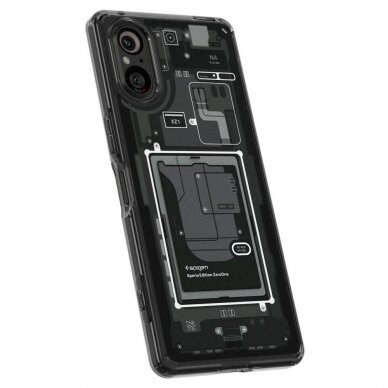 Apsauginis dėklas Spigen Ultra Hybrid case skirta Sony Xperia 5 V - Zero One 6