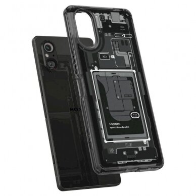 Apsauginis dėklas Spigen Ultra Hybrid case skirta Sony Xperia 5 V - Zero One 7