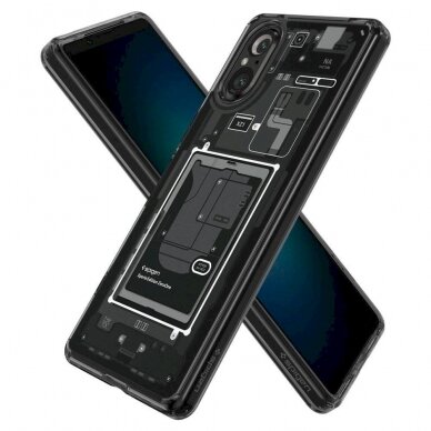 Apsauginis dėklas Spigen Ultra Hybrid case skirta Sony Xperia 5 V - Zero One 8