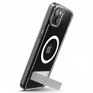 Apsauginis dėklas Spigen Ultra Hybrid S MagSafe, crystal clear - iPhone 15 Plus 7